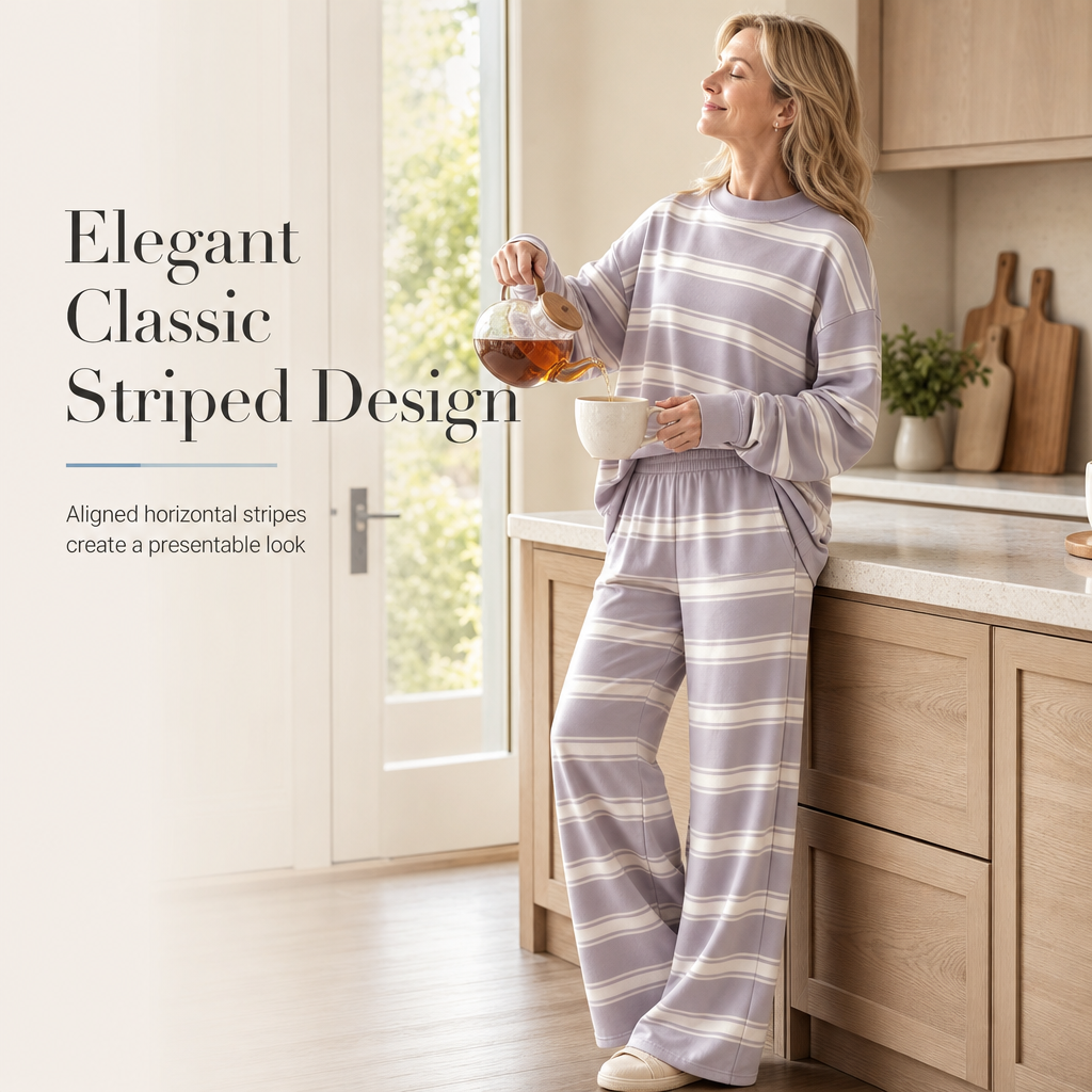 🎨Two-Piece Versatile, Multiple Colors🧶 Women's Knit Lounge Set – Effortless Matching & Color Options | Easy Everyday Style ✨