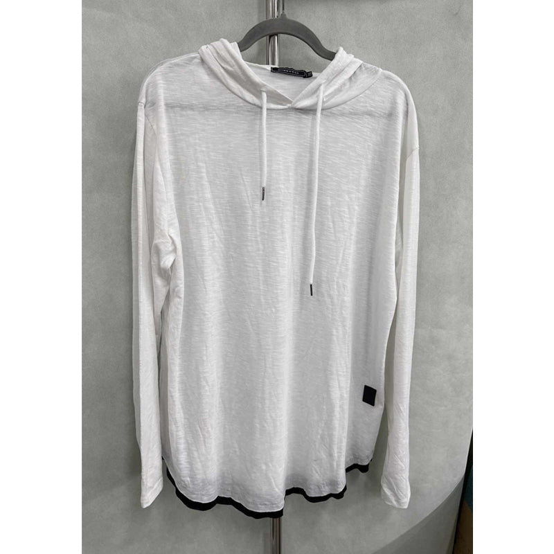 👕Modern Slim Fit, Irregular Cut🧥 Men's Modern Slim Irregular Hoodie – Dynamic Layering & Athletic Silhouette ✨