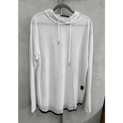 👕Modern Slim Fit, Irregular Cut🧥 Men's Modern Slim Irregular Hoodie – Dynamic Layering & Athletic Silhouette ✨