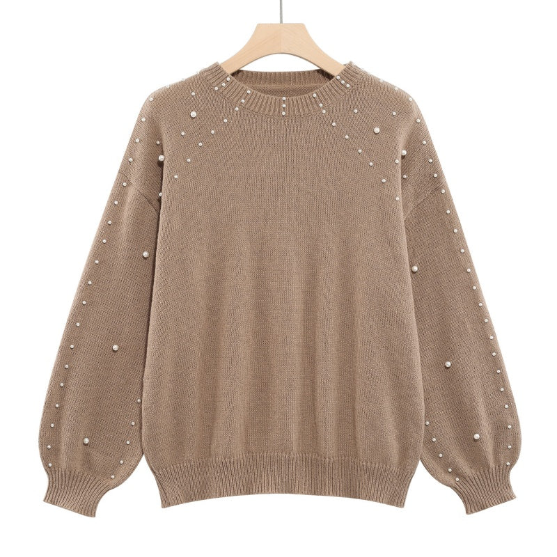☁️Soft Warmth, Fall & Winter Essential🧶 Women's Round Neck Pullover Sweater – Breathable & Skin-Friendly, Warm & Cozy | Perfect Autumn/Winter Knit ✨