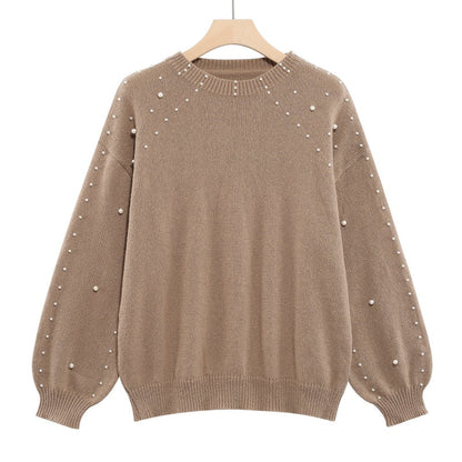 ☁️Soft Warmth, Fall & Winter Essential🧶 Women's Round Neck Pullover Sweater – Breathable & Skin-Friendly, Warm & Cozy | Perfect Autumn/Winter Knit ✨