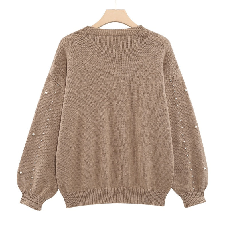 ☁️Soft Warmth, Fall & Winter Essential🧶 Women's Round Neck Pullover Sweater – Breathable & Skin-Friendly, Warm & Cozy | Perfect Autumn/Winter Knit ✨