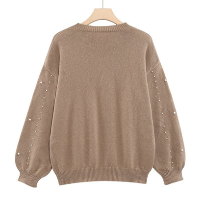 ☁️Soft Warmth, Fall & Winter Essential🧶 Women's Round Neck Pullover Sweater – Breathable & Skin-Friendly, Warm & Cozy | Perfect Autumn/Winter Knit ✨