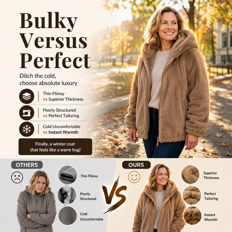 ☁️Soft & Skin-Friendly, Everyday Casual🧥 Women's Hooded Jacket – Comfortable Fabric & Relaxed Fit ✨