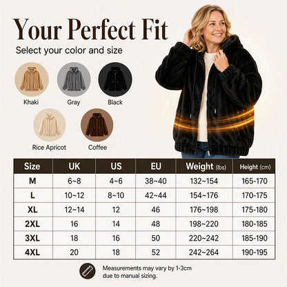 ☁️Soft & Skin-Friendly, Everyday Casual🧥 Women's Hooded Jacket – Comfortable Fabric & Relaxed Fit ✨