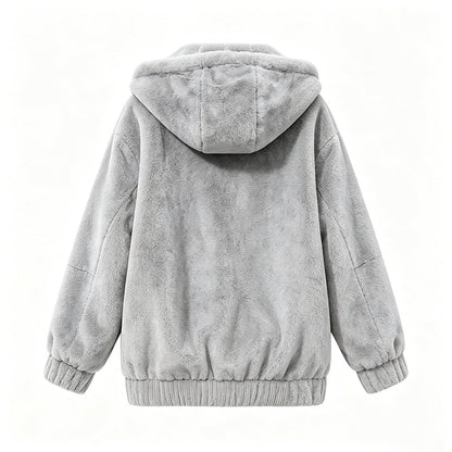 ☁️Soft & Skin-Friendly, Everyday Casual🧥 Women's Hooded Jacket – Comfortable Fabric & Relaxed Fit ✨