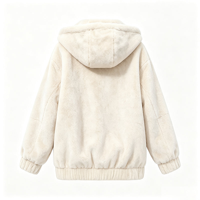 ☁️Soft & Skin-Friendly, Everyday Casual🧥 Women's Hooded Jacket – Comfortable Fabric & Relaxed Fit ✨