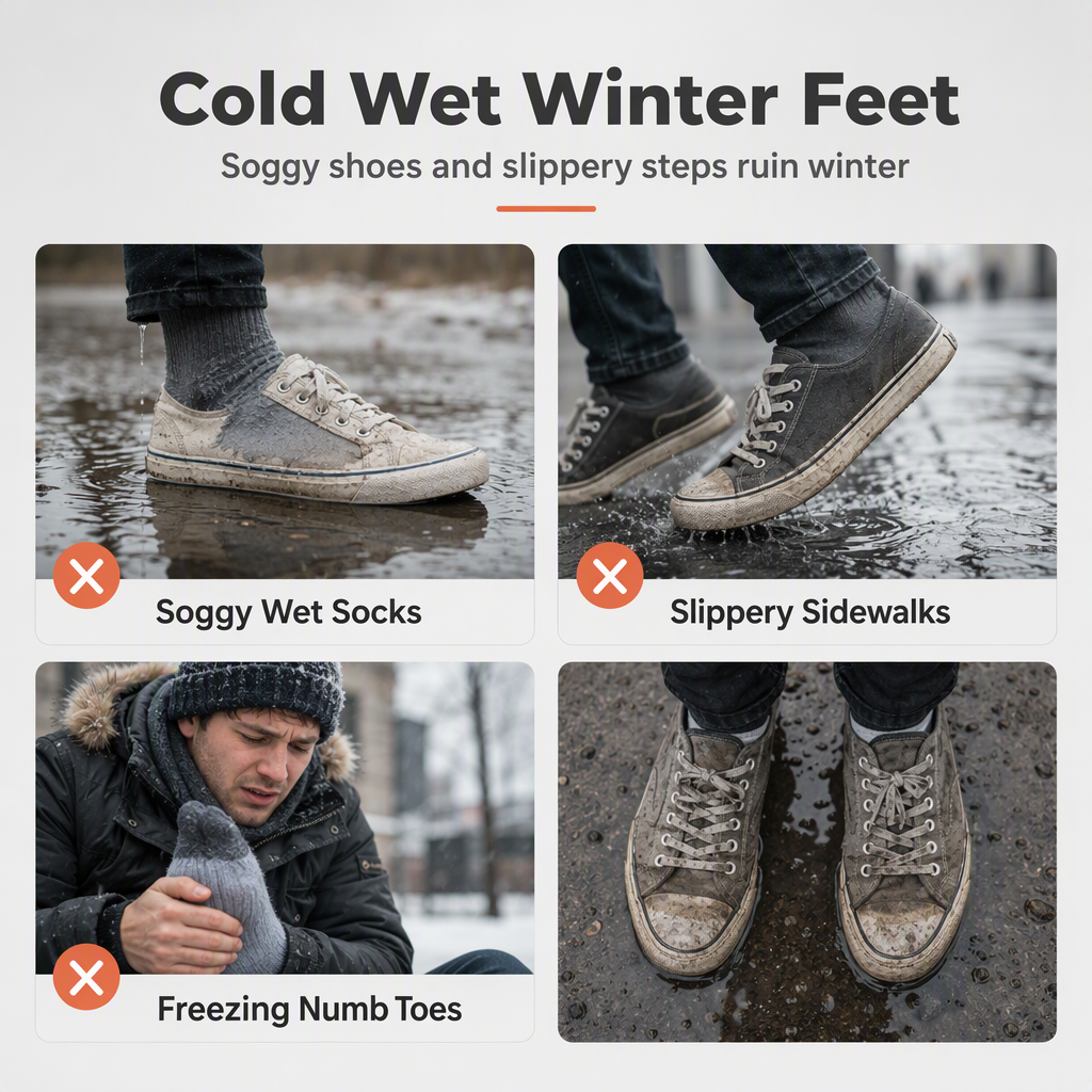 👢 Women's Winter Warm Loafers – Hidden Lift & Non-Slip Sole | Easy On/Off, Comfortable & Stylish ✨