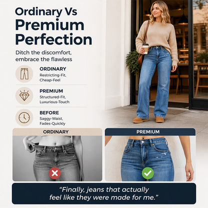 👖Casual & Versatile, Everyday Comfort✨ Women's Casual Stretchy High-Waisted Jeans – Versatile Design & Stretch Fabric | Effortless Everyday Comfort ✨