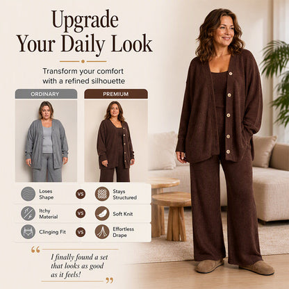 🍂 Women's 3-Piece Knit Set – Multiple Colors, Easy to Style ✨
