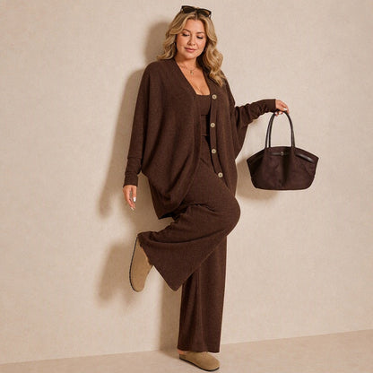 🍂 Women's 3-Piece Knit Set – Multiple Colors, Easy to Style ✨