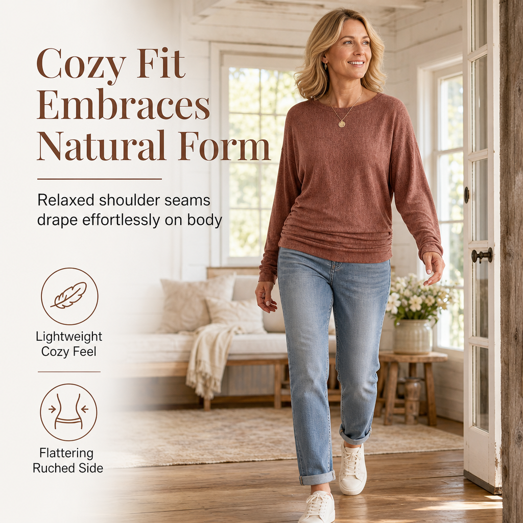 🧶Soft Knit, Multi-Color Versatile🍂 Women's Crewneck Knit Sweater – Stretch & Shape-Retaining, Six Autumn Shades | Easy to Pair with Denim, Boots & Skirts ✨
