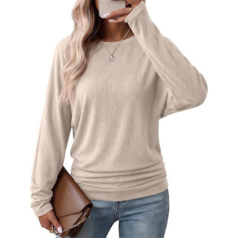 🧶Soft Knit, Multi-Color Versatile🍂 Women's Crewneck Knit Sweater – Stretch & Shape-Retaining, Six Autumn Shades | Easy to Pair with Denim, Boots & Skirts ✨