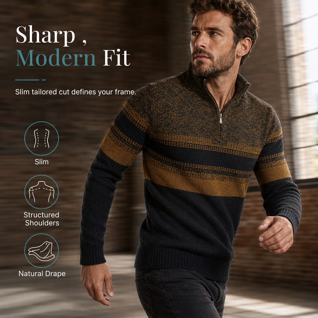 🧢Hooded & Versatile, Modern Fit👕 Men's Hooded Fleece Plaid Sweater – Classic Hood & Modern Cut | Comfortable Movement, Everyday Style ✨