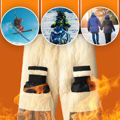 🧥Three-Layer Warmth, Graphene Knee Protection❄️ Men's Thermal Padded Pants – Heat-Locking & Knee Warmth, Lightweight Comfort ✨