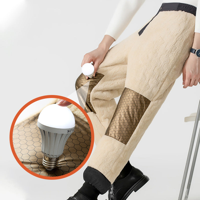🧥Three-Layer Warmth, Graphene Knee Protection❄️ Men's Thermal Padded Pants – Heat-Locking & Knee Warmth, Lightweight Comfort ✨