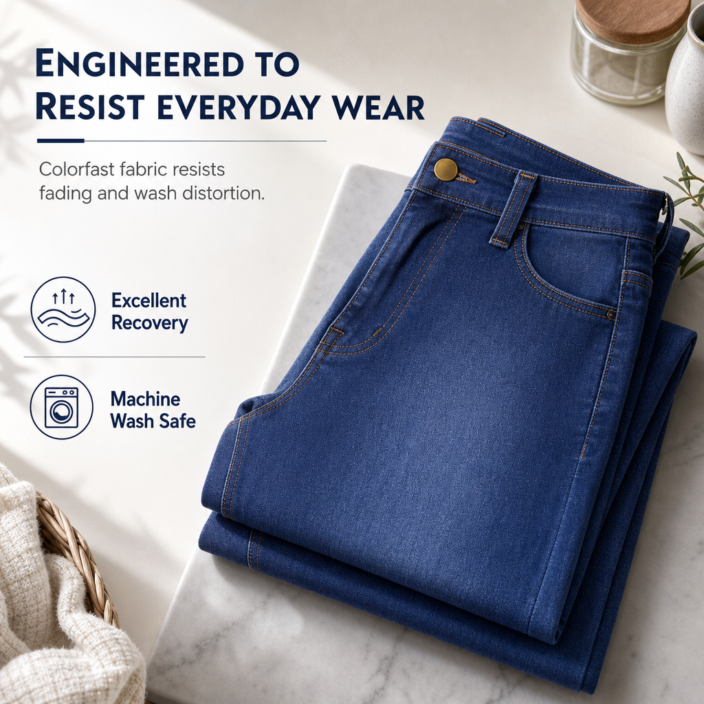 👖High-Waist Sculpting, Slim & Flattering✨ Women's High-Waist Stretch Denim Pencil Pants – Lifts Waistline & Shapes Curves ✨