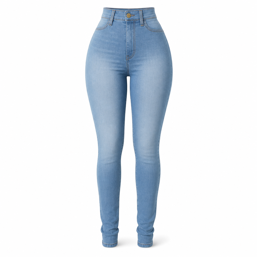 👖High-Waist Sculpting, Slim & Flattering✨ Women's High-Waist Stretch Denim Pencil Pants – Lifts Waistline & Shapes Curves ✨
