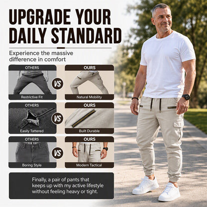 👖Slim Fit, Casual & Versatile✨ Men's Slim Fit Cargo Pants – Tailored Cut & Casual Style, Easy to Match ✨