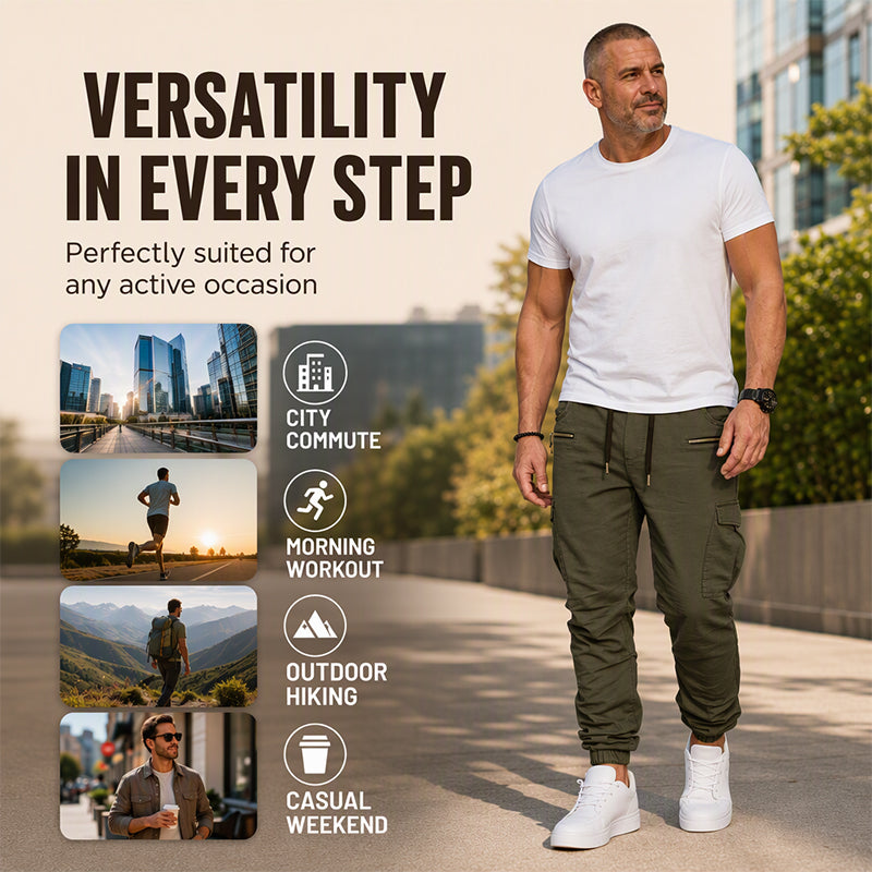 👖Slim Fit, Casual & Versatile✨ Men's Slim Fit Cargo Pants – Tailored Cut & Casual Style, Easy to Match ✨
