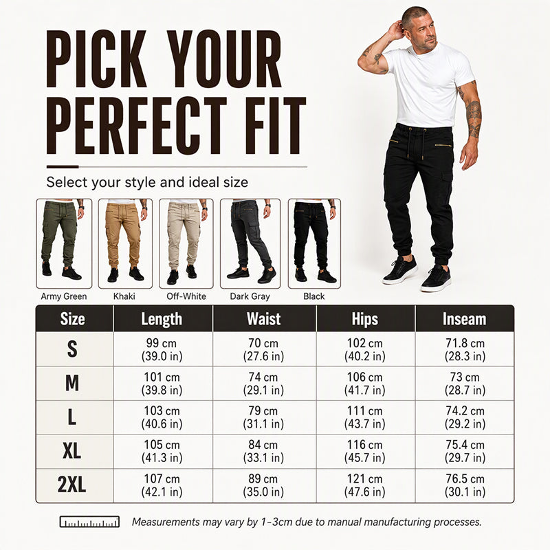 👖Slim Fit, Casual & Versatile✨ Men's Slim Fit Cargo Pants – Tailored Cut & Casual Style, Easy to Match ✨