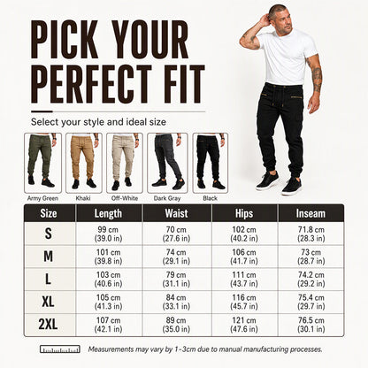👖Slim Fit, Casual & Versatile✨ Men's Slim Fit Cargo Pants – Tailored Cut & Casual Style, Easy to Match ✨