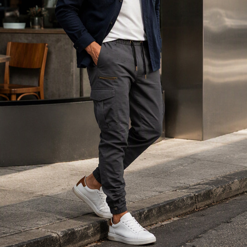 👖Slim Fit, Casual & Versatile✨ Men's Slim Fit Cargo Pants – Tailored Cut & Casual Style, Easy to Match ✨