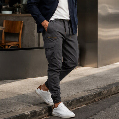 👖Slim Fit, Casual & Versatile✨ Men's Slim Fit Cargo Pants – Tailored Cut & Casual Style, Easy to Match ✨