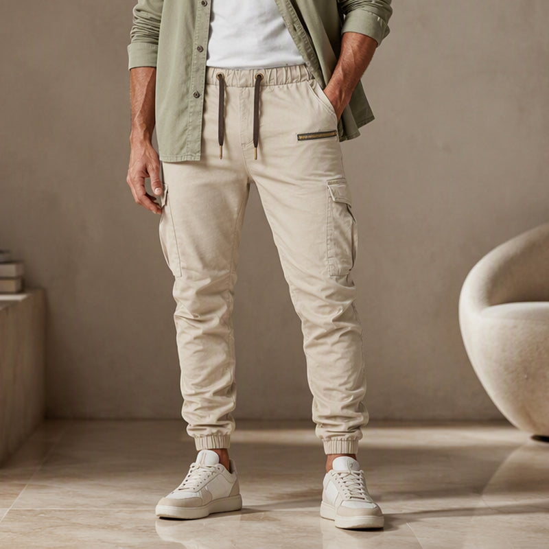 👖Slim Fit, Casual & Versatile✨ Men's Slim Fit Cargo Pants – Tailored Cut & Casual Style, Easy to Match ✨