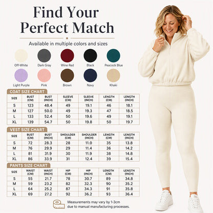 💖Cozy & Skin-Friendly, Sporty Casual👕 Women's Cozy 3-Piece Athletic Set – Soft & Relaxed, Easy Movement ✨