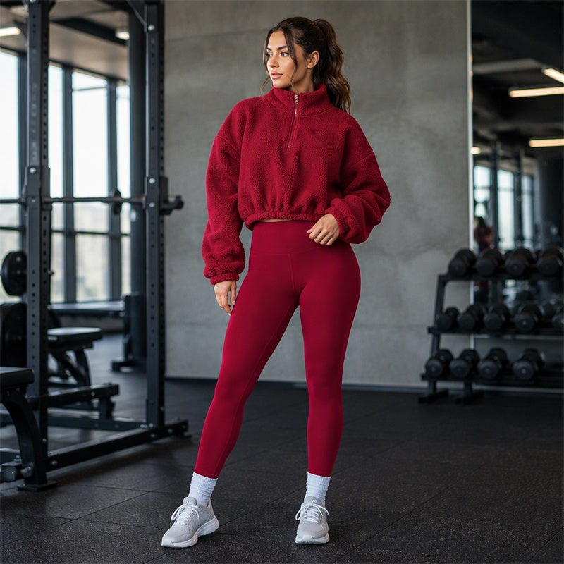 💖Cozy & Skin-Friendly, Sporty Casual👕 Women's Cozy 3-Piece Athletic Set – Soft & Relaxed, Easy Movement ✨