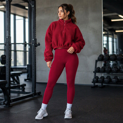💖Cozy & Skin-Friendly, Sporty Casual👕 Women's Cozy 3-Piece Athletic Set – Soft & Relaxed, Easy Movement ✨
