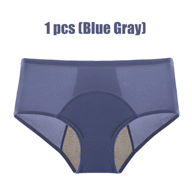 ☁️Breathable Comfort, Seamless Daily Wear✨ Women's High Waist Leak Proof Panties – Breathable Fabric & Soft Skin-Friendly ✨