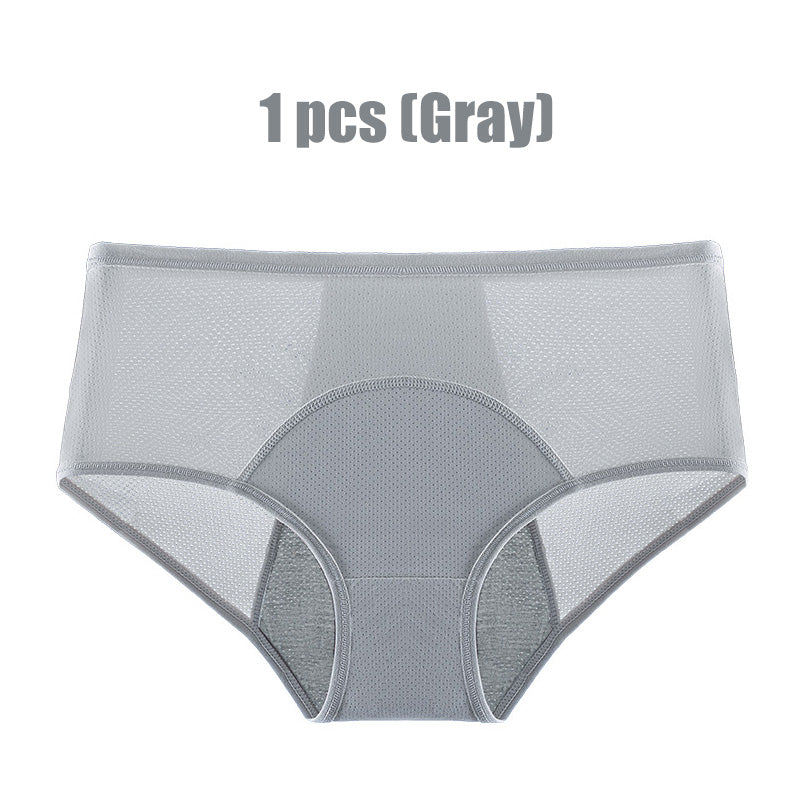 ☁️Breathable Comfort, Seamless Daily Wear✨ Women's High Waist Leak Proof Panties – Breathable Fabric & Soft Skin-Friendly ✨
