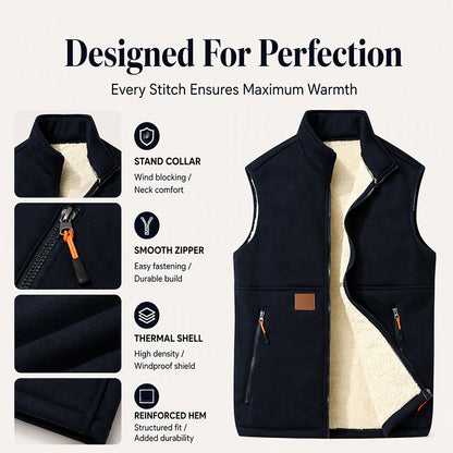 ✨Minimalist & Versatile, Stylish Stand Collar🧥 Women's Winter Thermal Stand Collar Vest – Easy to Style, Everyday Chic ✨