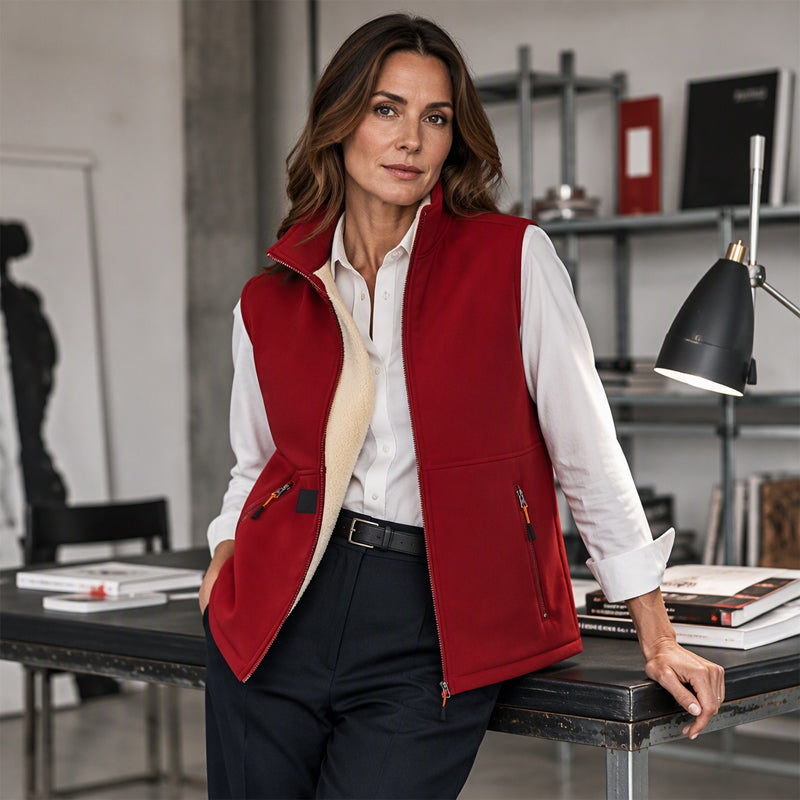 ✨Minimalist & Versatile, Stylish Stand Collar🧥 Women's Winter Thermal Stand Collar Vest – Easy to Style, Everyday Chic ✨