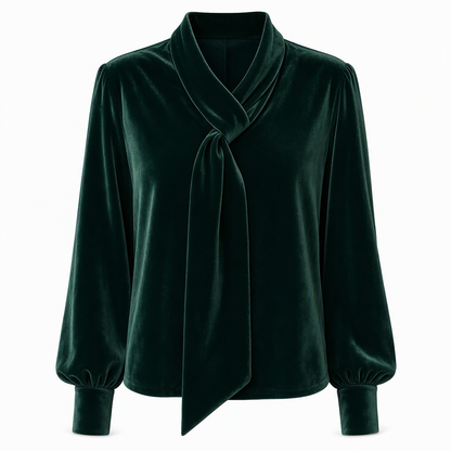 🎨Multi-Color & Multi-Size, Versatile Elegance👚 Women's Velvet Long Sleeve T-Shirt – 6 Colors & S-3XL ✨
