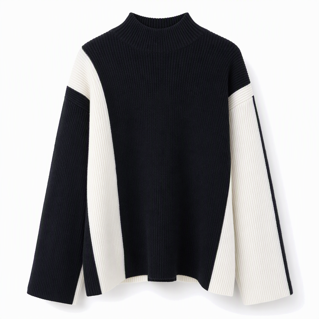 📏Elongating & Structured Drape🧶 Women's Knit Suit Skirt Set – Vertical Stitch Lengthens, Elegant Drape ✨