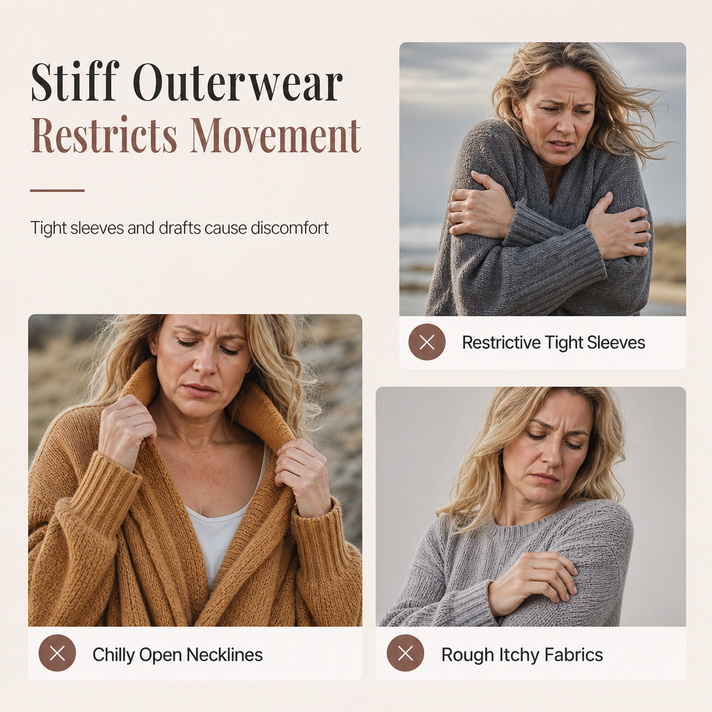 💖 Women's Loose Knit Cardigan – Flattering Shape, Easy to Layer ✨
