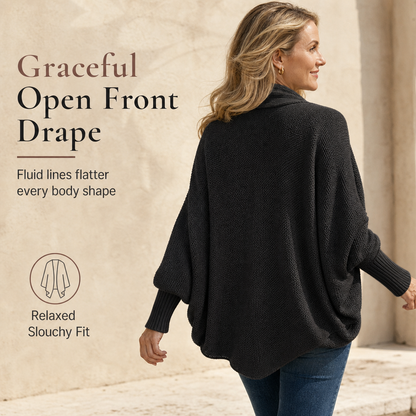 💖 Women's Loose Knit Cardigan – Flattering Shape, Easy to Layer ✨