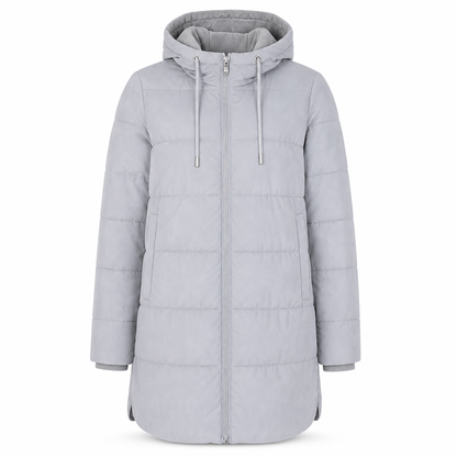 🧥Thick Cotton Warmth, Long-Line Heat❄️ Women's Hooded Padded Coat – Thick Filling & Long Drape | Fall & Winter Warmth, Slim Fit ✨