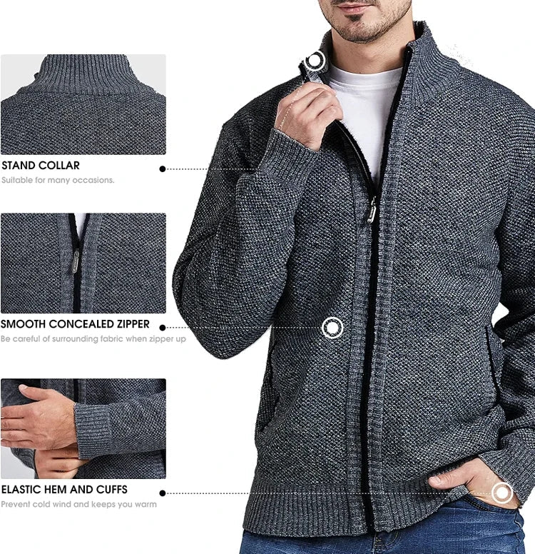 🧥Classic & Versatile, Fall & Winter Warmth – Men's Classic Cardigan