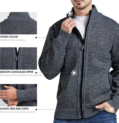 🧥Classic & Versatile, Fall & Winter Warmth – Men's Classic Cardigan
