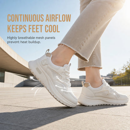 ☁️Cushioned Sole, Fatigue-Free Walking – Women's Lightweight Breathable Sports Shoes ✨