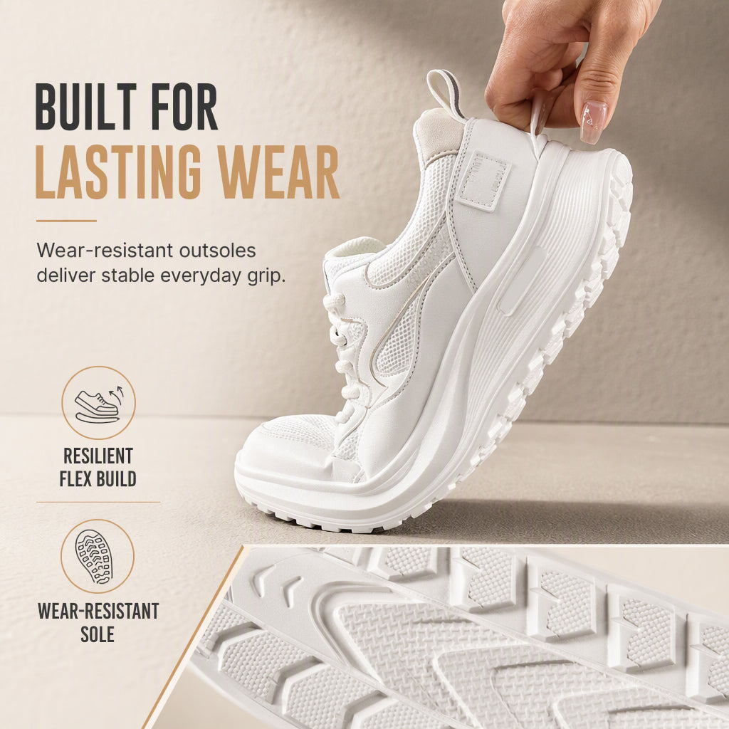 ☁️Cushioned Sole, Fatigue-Free Walking – Women's Lightweight Breathable Sports Shoes ✨