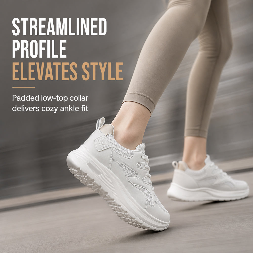 ☁️Cushioned Sole, Fatigue-Free Walking – Women's Lightweight Breathable Sports Shoes ✨