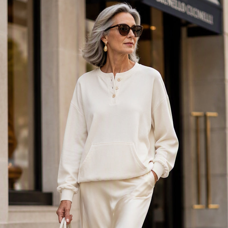 ✨Golden Velvet, Soft Touch & Skin-Friendly – Women's Sweatshirt, Everyday Comfort ✨