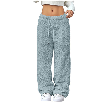 ❄️Fleece-Lined Warmth, Straight & Comfortable👖 Women's Fleece-Lined Straight Pants – Warm Lining, Soft & Skin-Friendly ✨