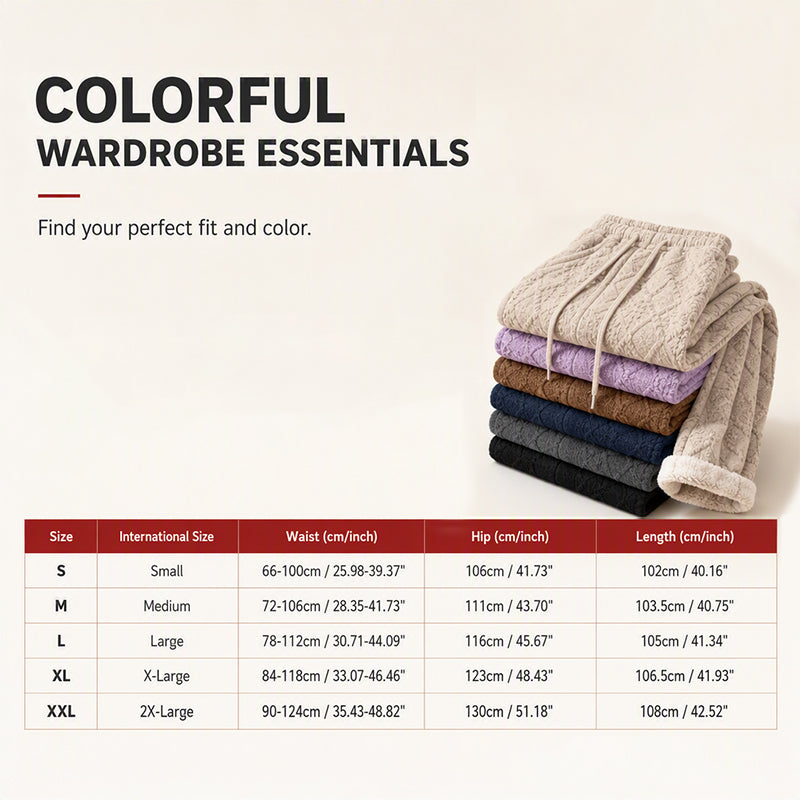 ❄️Fleece-Lined Warmth, Straight & Comfortable👖 Women's Fleece-Lined Straight Pants – Warm Lining, Soft & Skin-Friendly ✨