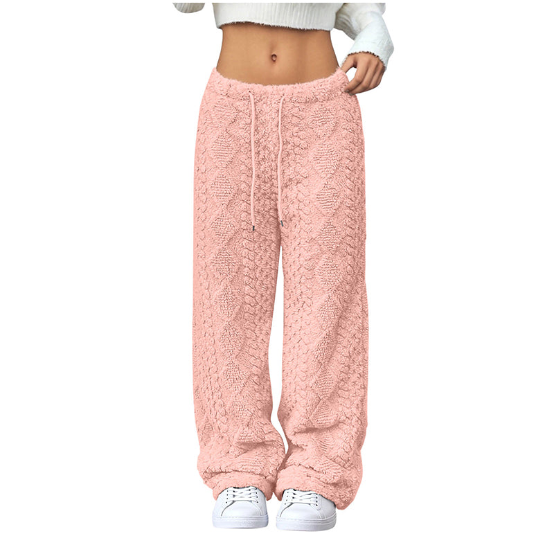 ❄️Fleece-Lined Warmth, Straight & Comfortable👖 Women's Fleece-Lined Straight Pants – Warm Lining, Soft & Skin-Friendly ✨